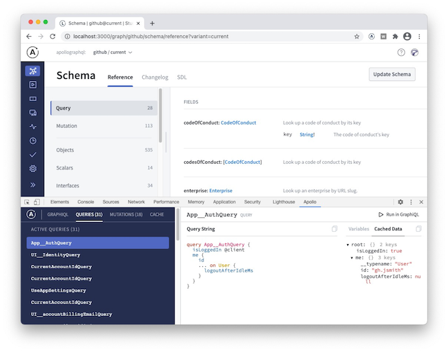 Apollo Client Devtools